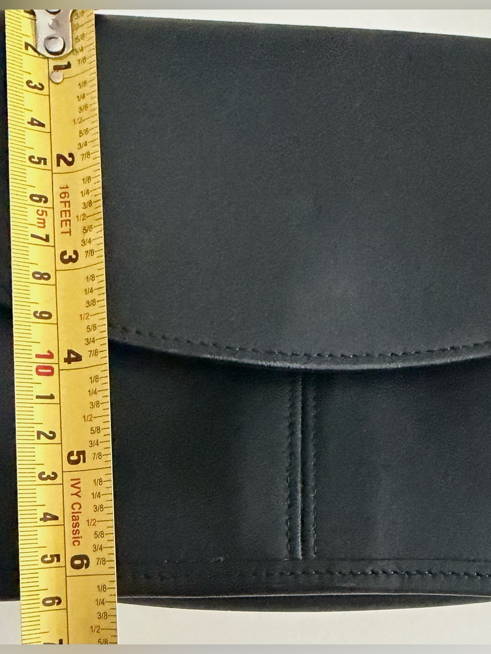 Vintage Coach  Equestrian  Flap Black Leather Crossbody Bag - Picture 16 of 16